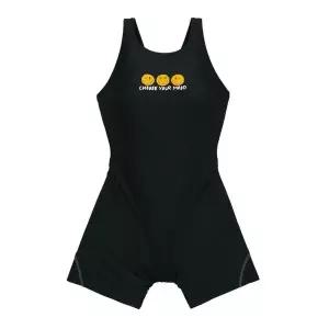 [레노마수영복](하남점)* 폴리백  무상증정* 여아 스마일 3부 반신수영복 블랙 RN-GS2D861-BK