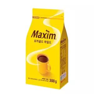 동서 맥심 모카골드 마일드 300g 리필형 블랙 알커피