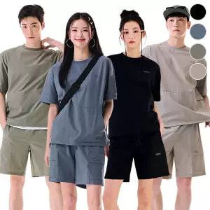 [체이스컬트] 공용 STRECH 소매 POCKET 반팔 T-SHIRT/4Color