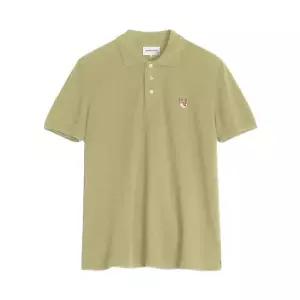25SS 메종키츠네 폭스헤드 패치 폴로 티셔츠 LM00208KJ7002P357 CANVAS DOM