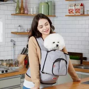 펫캐리 강아지 이동가방 애견슬링백 앞가방 포대기 고양이 힙시트 산책가방 국산
