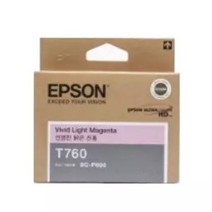 엡손 잉크 T760600 Light Magenta 밝은진홍 (1개입) 프린터 복합기