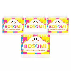 깨끗한나라 보솜이 펀앤플레이 라이트 60매x6입 x 4팩 캡 아기 물티슈