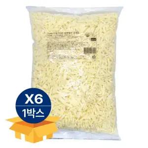 썬리취 디오 SG10 모짜렐라 피자치즈 자연100% 고다10%함유 2.5kg 냉장 X 6봉