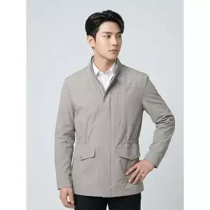 [하프클럽/BY파크랜드]베이지 면복합 사파리-A5JJ2210669A