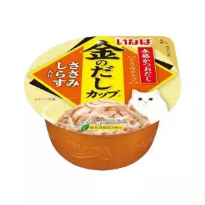 이나바 금빛육수컵 닭가슴살+치어 70g (IMC-145) x 24개