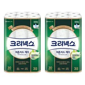 크리넥스 3겹 피톤치드케어 27m 30롤 2개