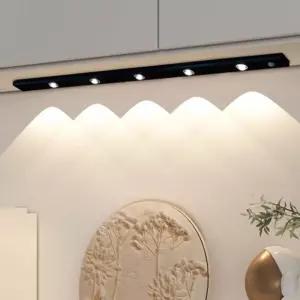 USB충전 무선 LED 센서등(60cm) (블랙)/학교/회사/사무실/인테리어등/미니/무드등/무선등/미니등/침실등