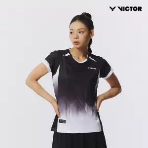 빅터 아울렛 여성 반팔 티셔츠 VT25CGW021F 배드민턴 탁구 스쿼시 스포츠웨어 VT25CGW021F