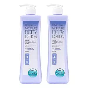 바세린 딥플러스 모이스처 바디로션 1000ml 2개