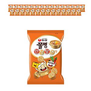 농심 쫄병스낵 안성탕면맛 77g, 30개