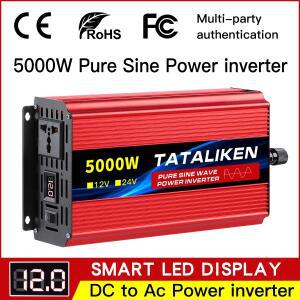 순수 정현파 인버터 12V-220V 1600W 2500W DC-AC 전압 변환기 12 220 미니 자동차 전원 공급 장치