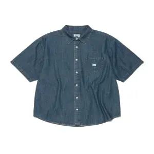 LEE 로코 포켓 데님 반팔 셔츠 인디고 미듐 LE2602SS03 IM