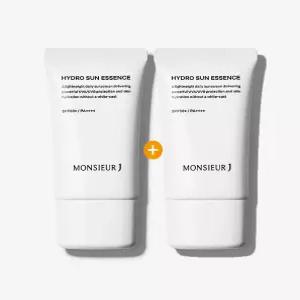 백탁없는 선크림 무슈제이 하이드로 선에센스 스며드는선크림 골프 서핑 50ml 2개