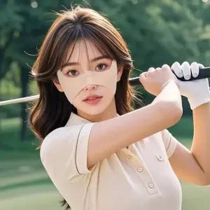 나비 페이스 귀걸이 햇빛가리개 얼굴 마스크 스포츠