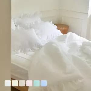 호텔썸머 에떼 국내생산 프릴 시어서커 여름 차렵이불세트 SS