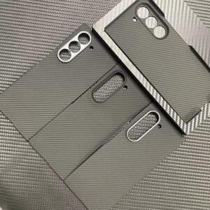 삼성 갤럭시 Z 폴드 6 렌즈 보호 커버 Funda Capa Coque 용 1500D/600D 아라미드 카본 케이스