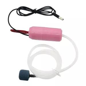 휴대용기포기 낚시 기포 발생기 1PC 수족관 USB 공기 펌프 물고기 탱크 압축기 휴대용 미니 산소 통풍기 5V
