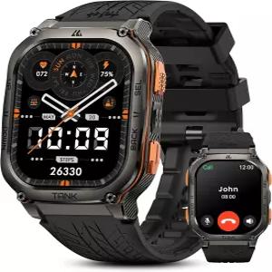 GPS가 장착된 KOSPET 탱크 M3 울트라 스마트 워치 50M 방수 나침반 고도 공기압 480mAh 초대형 배터리 풀