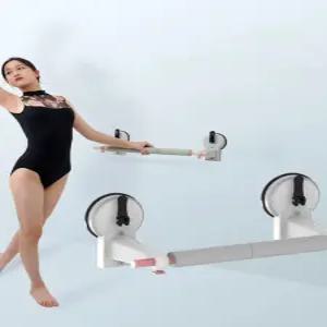 벽걸이 발레바 지지대 보조 고정 무용 손잡이 체조 발레봉 강화 스텐 빨간 펀칭설치 벽부착