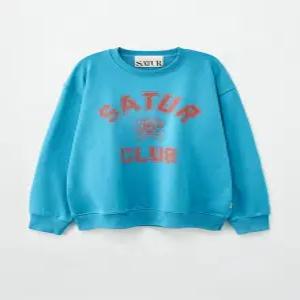 크레스트 심볼 스웨트셔츠 블루 2 SA261UTM02 BLE