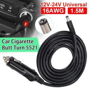 16AWG DC5521/7909 범용 12V-24V 남성 담배 라이터 플러그 케이블 연결 라인 자동차 충전기 전원 대 한 LED