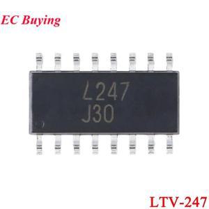 10pcs1pc LTV247 SOP-16 트랜지스터 출력 광커플러 IC 칩 집적 회로 원본
