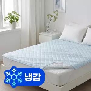시원한 접촉냉감 썸머무지 여름 냉감 침대패드 누빔 패드 매트 싱글 퀸