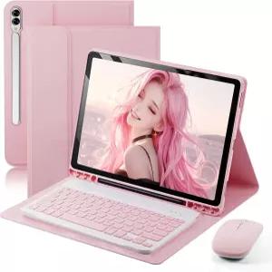 삼성 갤럭시 탭 S11 울트라 / S10 S9 S8 14.6인치 커버용 키보드 케이스 - 마우스가 있는 S펜 홀더가