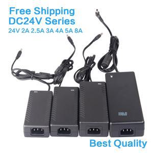 호환 AC100V-240V to DC24V 1A 2A 2 5A 3A 4A 5A 6A 8A 10A 전원 어댑터 24V 24W 60W 72W 120W 150W 200W LED용 전원 어댑터