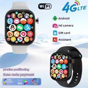 4G 안드로이드 스마트워치 VP99는 180 기능을 갖추고 있습니다.    회전 카메라 SIM 슬롯 GPS 추적 WiFi 연