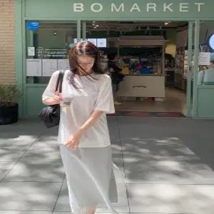 에어리 레이어 롱 스커트 / 하객룩 여리 레이어드 스커트 롱스커트 미디스커트 레이어드스커트 새틴스커트