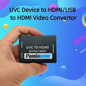 프로젝트 DJI 오스모 포켓 3용 USB to HDMI 컨버터 1080P 60Hz MJPEG 비디오 어댑터 플러그 앤 플레이 UVC