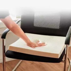 라텍스 사무용의자 방석 키높이쿠션 시트쿠션 학생의자