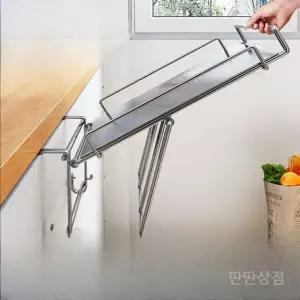 싱크대보조연장선반 걸이식 주방 접이식 스테인레스스틸벽걸이 연장 문 홈바 베란다 테이블