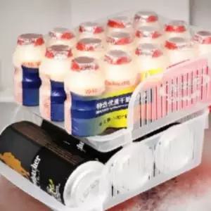 캔음료 디스펜서 보관홀더 음료보관 주방수납 실용적 수납함 음료보관용기 냉장고서랍