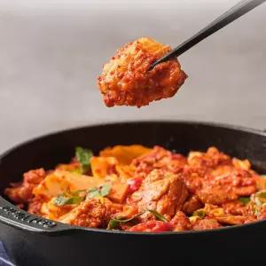 밀키트 춘천 닯갈비 닭다리살 양념 500g 4팩 캠핑 chicken meal kit