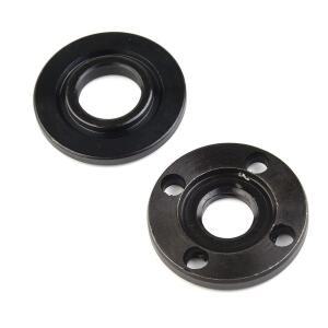 2pcs 플랜지 너트 세트 도구 스레드 앵글 그라인더 내부 외부 교체 14mm 스핀들 패스너 직경