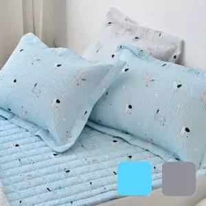 [하프클럽/]ToB 해피 냉감 시어서커 침대패드SS 그레이 color 단품