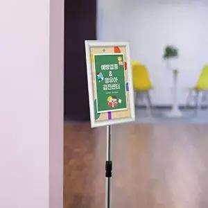 고품질 입간판 간판 스탠드형 전시회용 스냅형 실내용 안내판 스탠드형간판 실내용스탠드간판 WFO07D1
