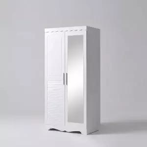 히트가구 CZ770 갤러리 거울 이불 옷장 810 1color