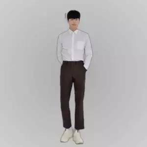 교복몰 스판 사계절 밤색 교복바지(남자) 교복 학생복.