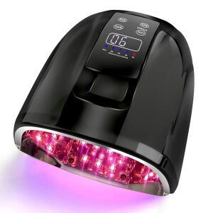 90W 전문 무선 충전식 UV LED 네일 램프 secador de unas 젤 경화 건조기 라이트 손톱