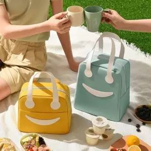 WL 캠핑 피크닉 여행용 보온 보냉 도시락 가방 런치백