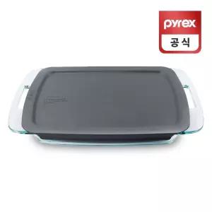 코렐 파이렉스 이지그랩 그레이 베이크 디쉬 2.8L 파이렉스 오븐용기