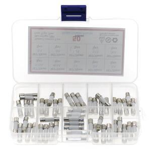고속 세라믹 퓨즈 키트 250V 5mm x 20mm 0.25A 1A 2A 3A 8A 20 튜브 모음 박스당 50개