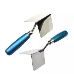 1Pc 드라이월 코너 도구 외부/내부 나이프 8x6cm Gyprock 석고 보드 용 스테인레스 스틸 삽