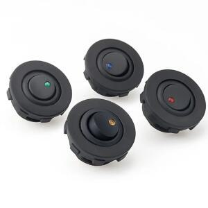 ON/OFF 라운드 로커 토글 LED 스위치  자동차 대시보드 대시 보트 트럭 푸시 단추 3 핀 12V 20A