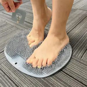 실리콘 발 스크러버 각질 제거 목욕 스폰지 발바닥 마사지 논슬립 욕실 매트