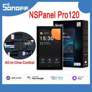 SONOFF NSPanel Pro 120 스마트 홈 컨트롤 패널 터치 스크린 Zigbee3.0 허브 원격 제어 EWelink Alexa Goog